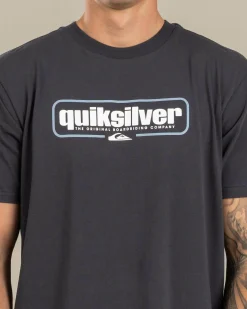 Tops & T-Shirts*Quiksilver Retro Box T-Shirt India Ink