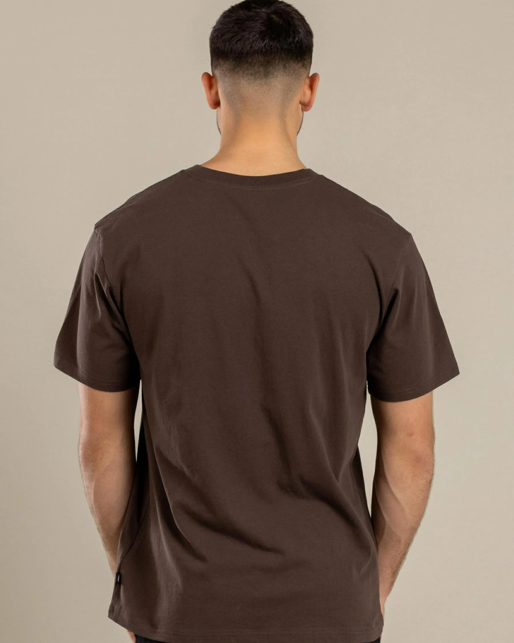 Tops & T-Shirts*Quiksilver Retro Box T-Shirt Chocolate Brown