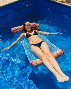 Beach Accessories|Beach Accessories & Towels*Get It Now Retro Sun Floating Hammock Orange