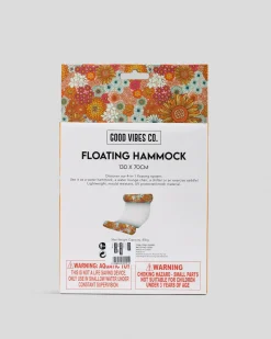 Beach Accessories|Beach Accessories & Towels*Get It Now Retro Sun Floating Hammock Orange