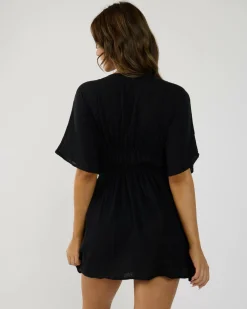 Beach Covers & Overswim*Topanga Reva Cover Up Black