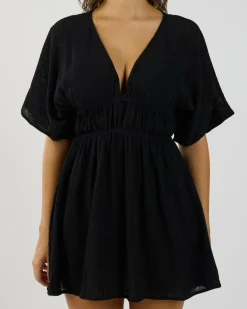 Beach Covers & Overswim*Topanga Reva Cover Up Black