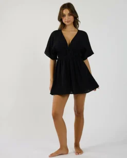 Beach Covers & Overswim*Topanga Reva Cover Up Black