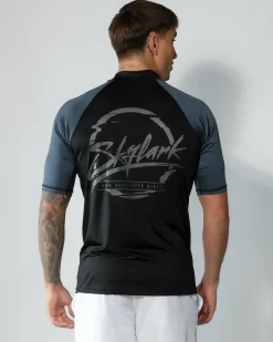 Rashies*Skylark Revert Short Sleeve Rash Vest Black