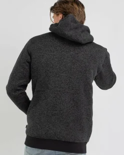 Jackets & Coats|Hoodies & Sweatshirts*Billabong Revolt Zip Thru Hooded Jacket Black Heather