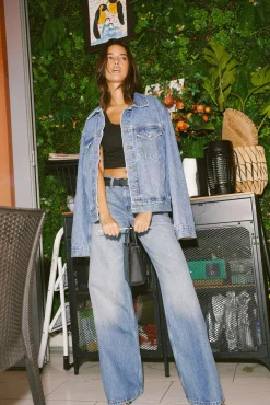 Hot Rhue Low Wide Jeans Women Denim|Bottoms