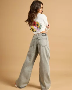 Outlet Rhue Low Wide Jeans Women Denim|Bottoms