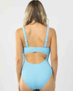 One Pieces*Roxy Rib Love New One Piece Swimsuit Baltic Sea
