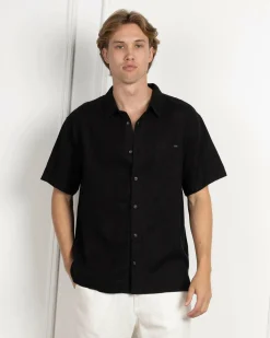 Hot Ricardo Short Sleeve Shirt Tops & T-Shirts|Linen Blend