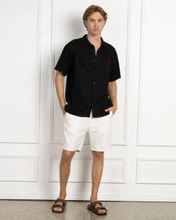 Hot Ricardo Short Sleeve Shirt Tops & T-Shirts|Linen Blend