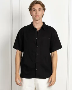 Hot Ricardo Short Sleeve Shirt Tops & T-Shirts|Linen Blend