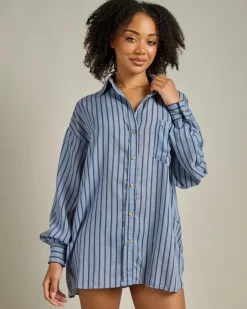 Beach Covers & Overswim*Topanga Ricky Cover Up Blue