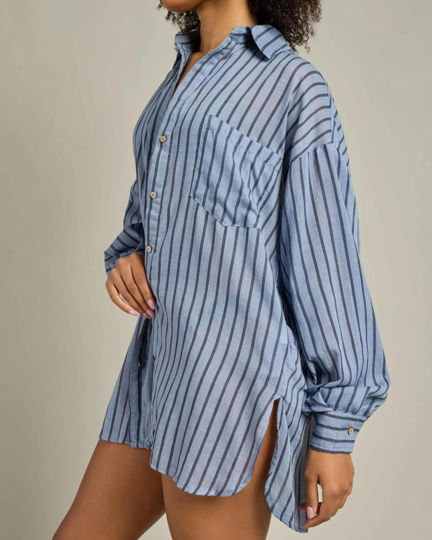 Beach Covers & Overswim*Topanga Ricky Cover Up Blue