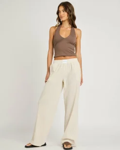 New Rico Pants Women Bottoms|Linen Blend
