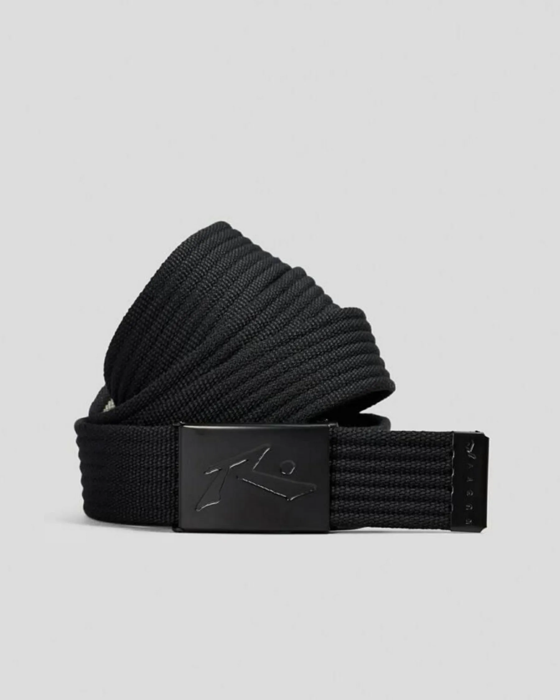 Belts*Rusty Ridgemont Web Belt Black