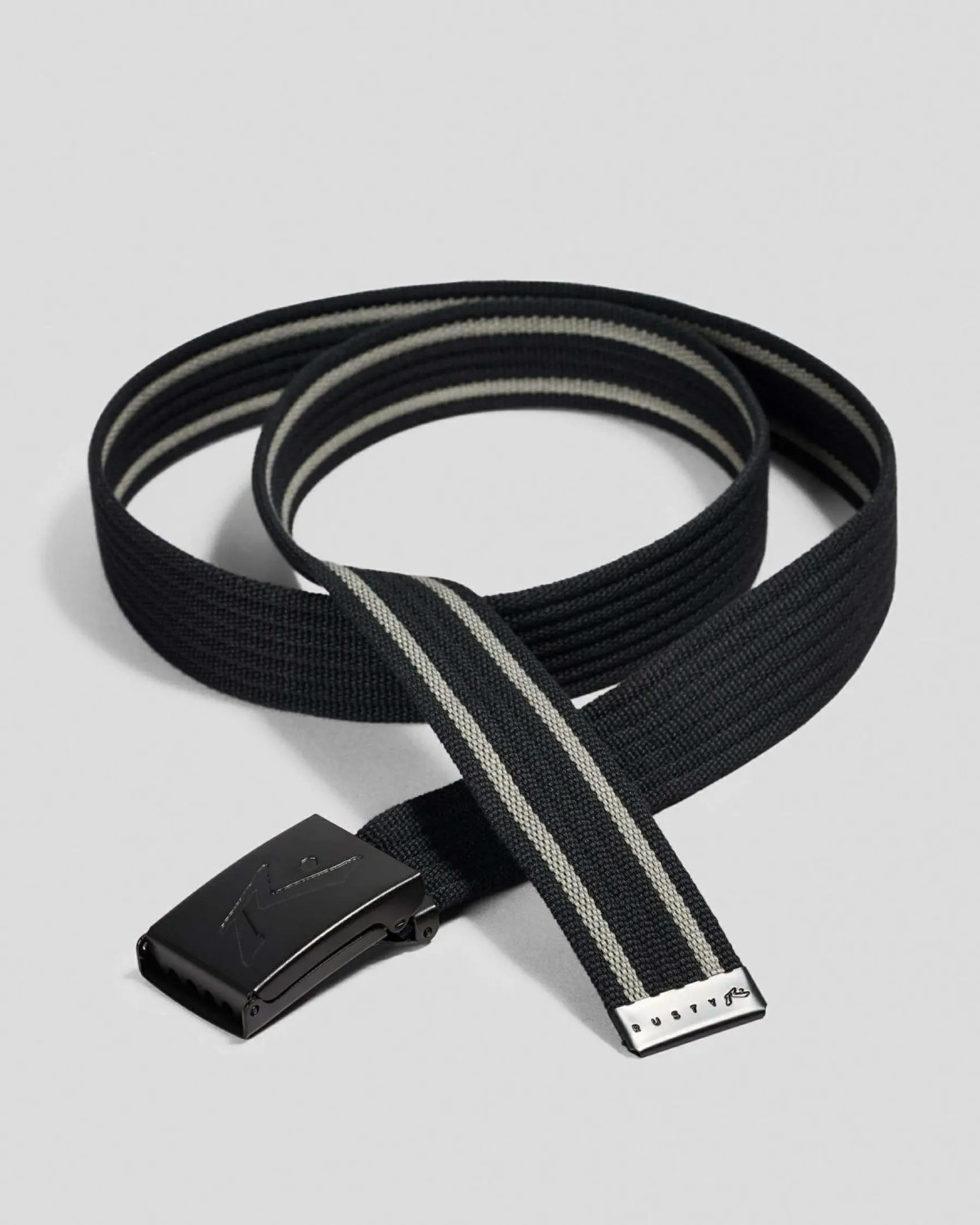 Belts*Rusty Ridgemont Web Belt Black