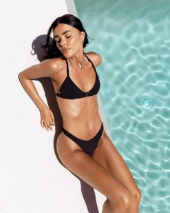 Bikinis*Kaiami Riley G-String Bikini Bottom Black
