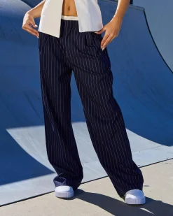 Bottoms*Ava And Ever Riley Pants Navy