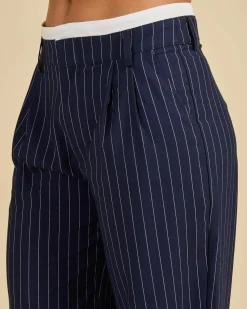 Bottoms*Ava And Ever Riley Pants Navy