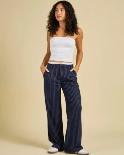 Bottoms*Ava And Ever Riley Pants Navy