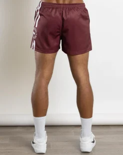 Shorts & Bottoms*Ringers Western Ringers Footy Shorts Burgundy