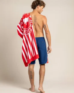 Hot Ringers Stripe Towel Beach Accessories & Towels