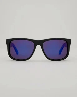 Sunglasses*Sin Eyewear Riot Sunglasses Matte Raven/blue Flash