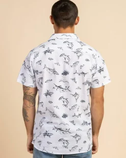Sale Riptide Short Sleeve Shirt Tops & T-Shirts|Linen Blend