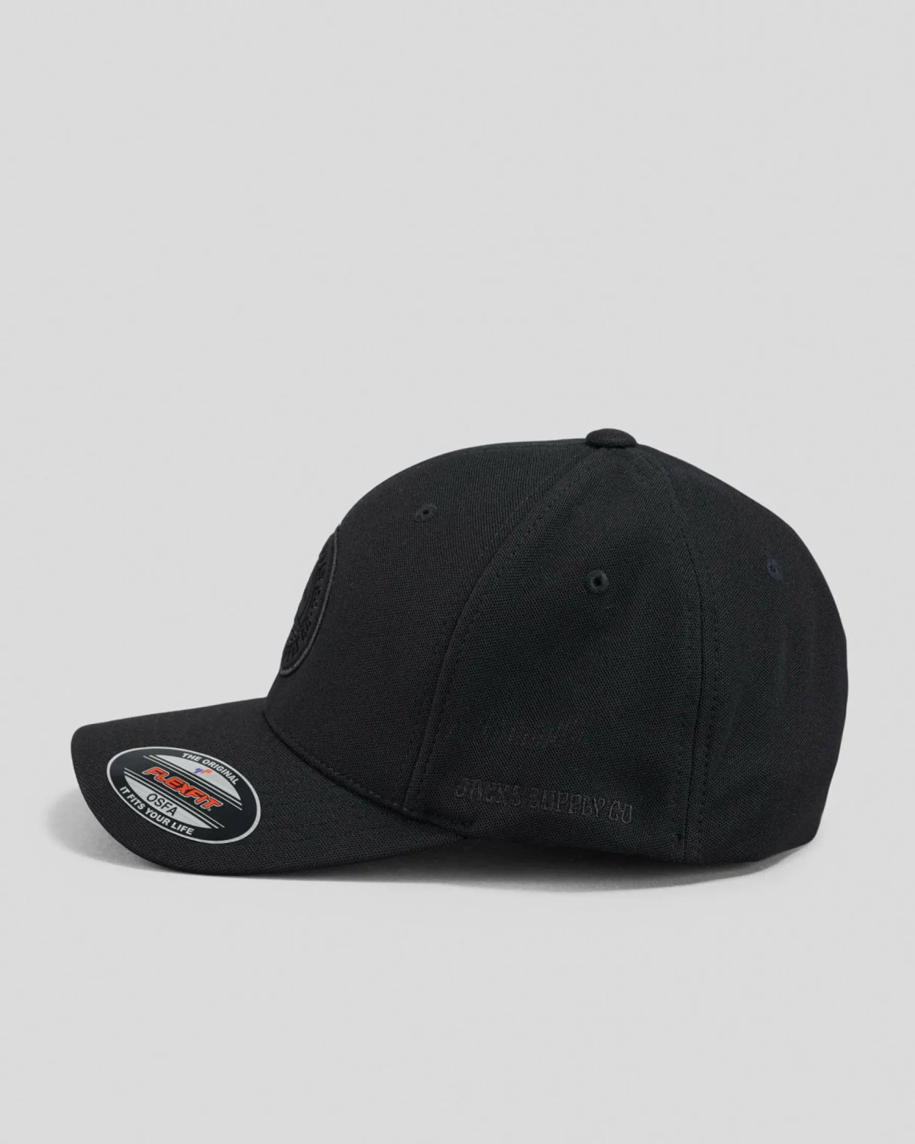 Headwear*Jacks Rise Flexfit Cap Black
