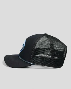 Headwear*Nike Rise Outdoor Trucker Cap Black/black/university Blue