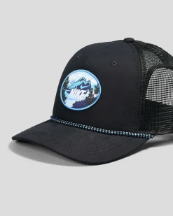 Headwear*Nike Rise Outdoor Trucker Cap Black/black/university Blue