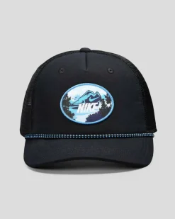 Headwear*Nike Rise Trucker Cap Black/university Blue