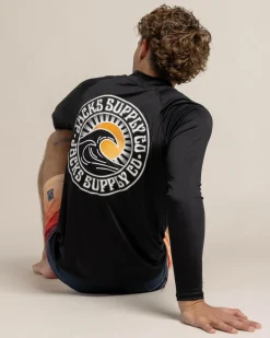 Hot Rising Sun Long Sleeve Rash Vest Rashies