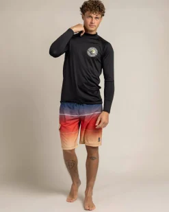 Hot Rising Sun Long Sleeve Rash Vest Rashies