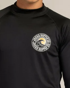 Hot Rising Sun Long Sleeve Rash Vest Rashies