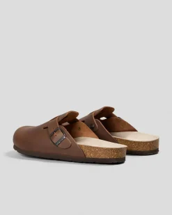 Flip Flops & Sandals*GENUINS Riva Apure Clogs Brown