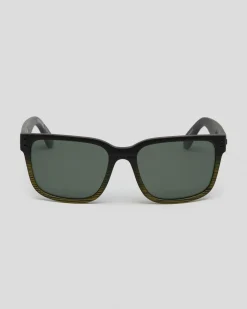 Sunglasses*Carve Rival XL Polarised Sunglasses Matte Black / Olive Polar