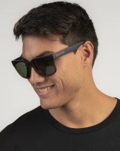 Sunglasses*Carve Rival XL Polarised Sunglasses Matte Black / Olive Polar