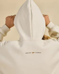 Jumpers & Hoodies*Thrills Road To Paradise Cocoon Hoodie Heritage White