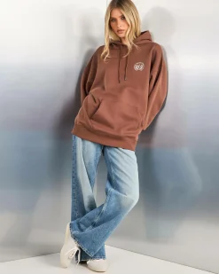 Jumpers & Hoodies*Champion Rochester Graphic Oversized Hoodie Time Out Brown