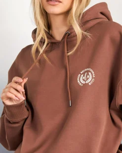 Jumpers & Hoodies*Champion Rochester Graphic Oversized Hoodie Time Out Brown
