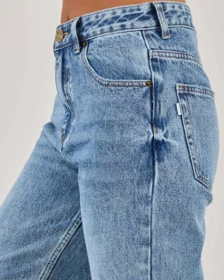 Denim|Bottoms*DESU Rocker Straight Leg Jeans Vintage Mid Blue