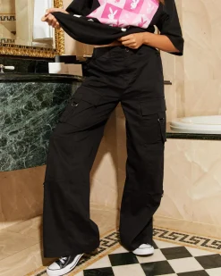 Bottoms*Ava And Ever Rocky Pants Black