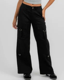 Bottoms*Ava And Ever Rocky Pants Black