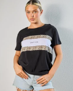 Tops*Unit Rogue Regular Fit T-Shirt Black