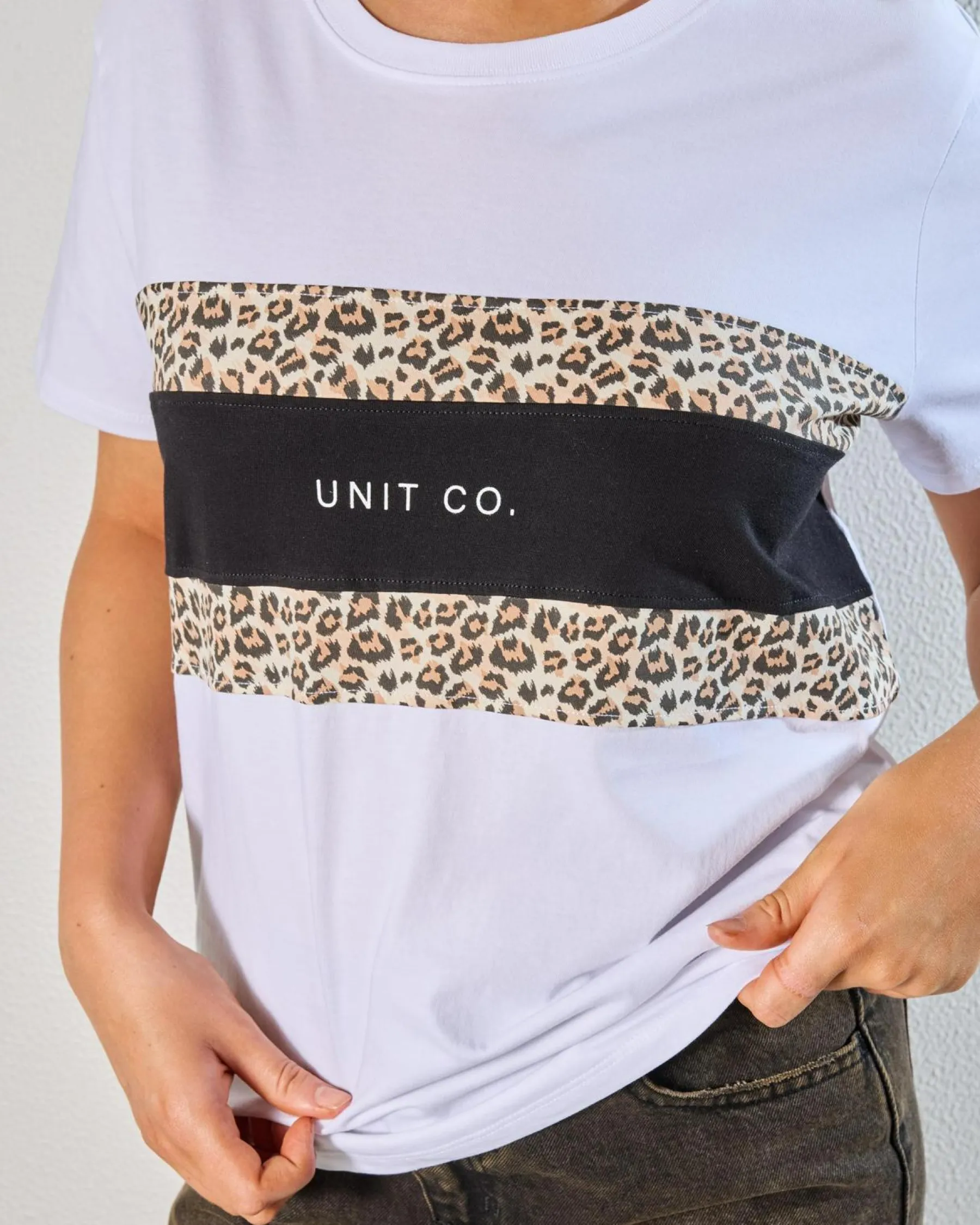 Tops*Unit Rogue Regular Fit T-Shirt White
