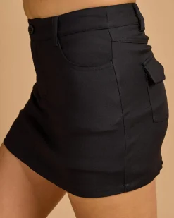 Bottoms*Ava And Ever Romie Skort Black