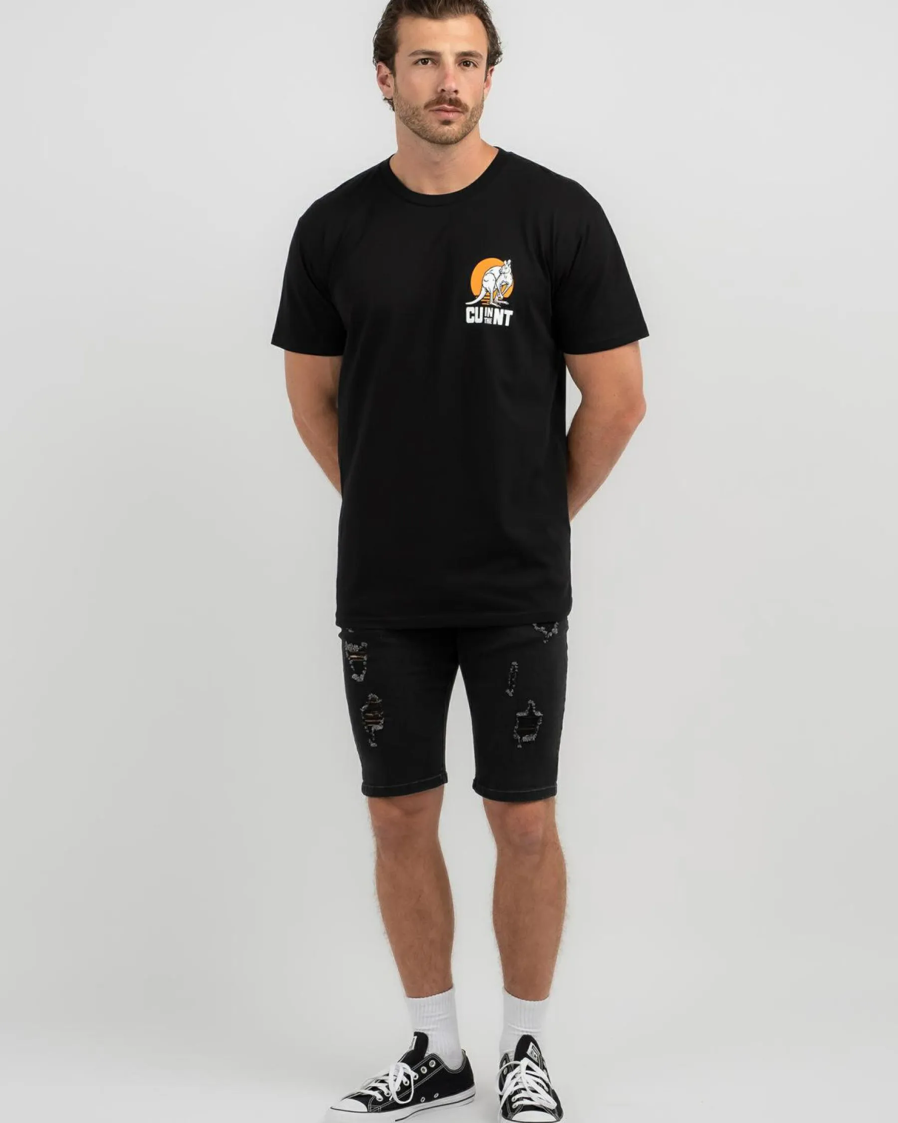 Tops & T-Shirts*CU in the NT Roo V2 T-Shirt Black
