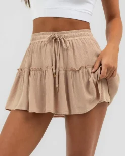 Bottoms*Mooloola Rory Skort Latte
