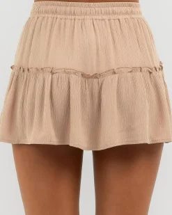 Bottoms*Mooloola Rory Skort Latte